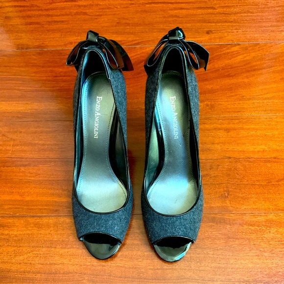 New (Never worn) Enzo Angiolini open toe pumps - Picture 1 of 7